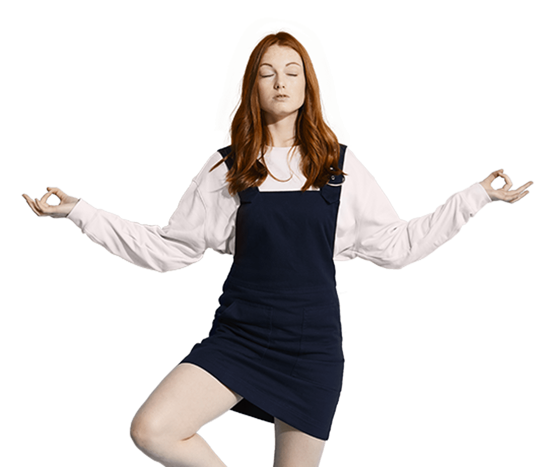 Fille zen