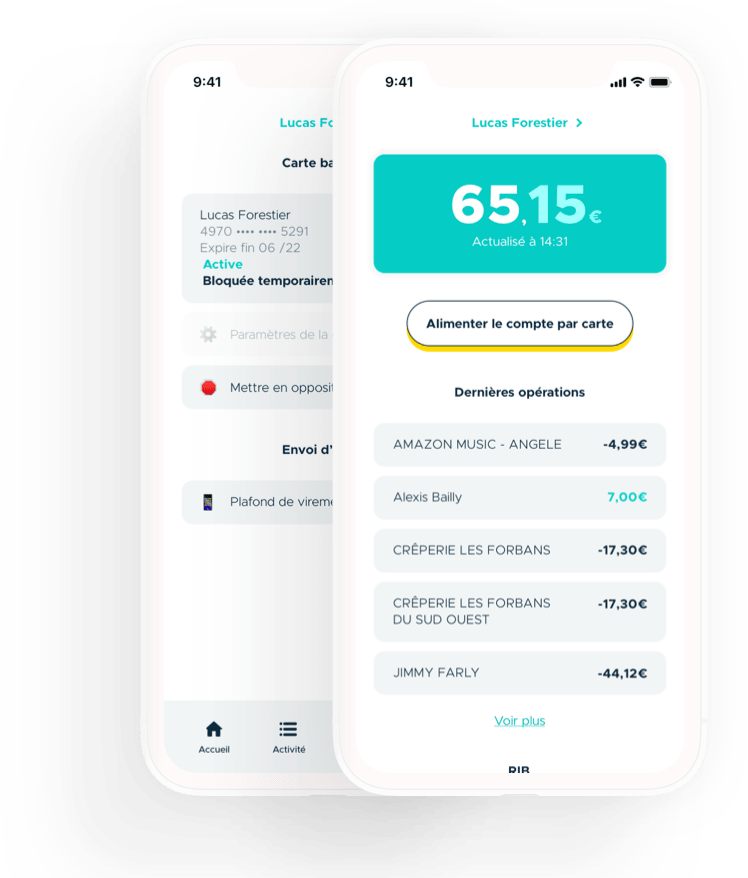app WeStart suivi des depenses parents enfants