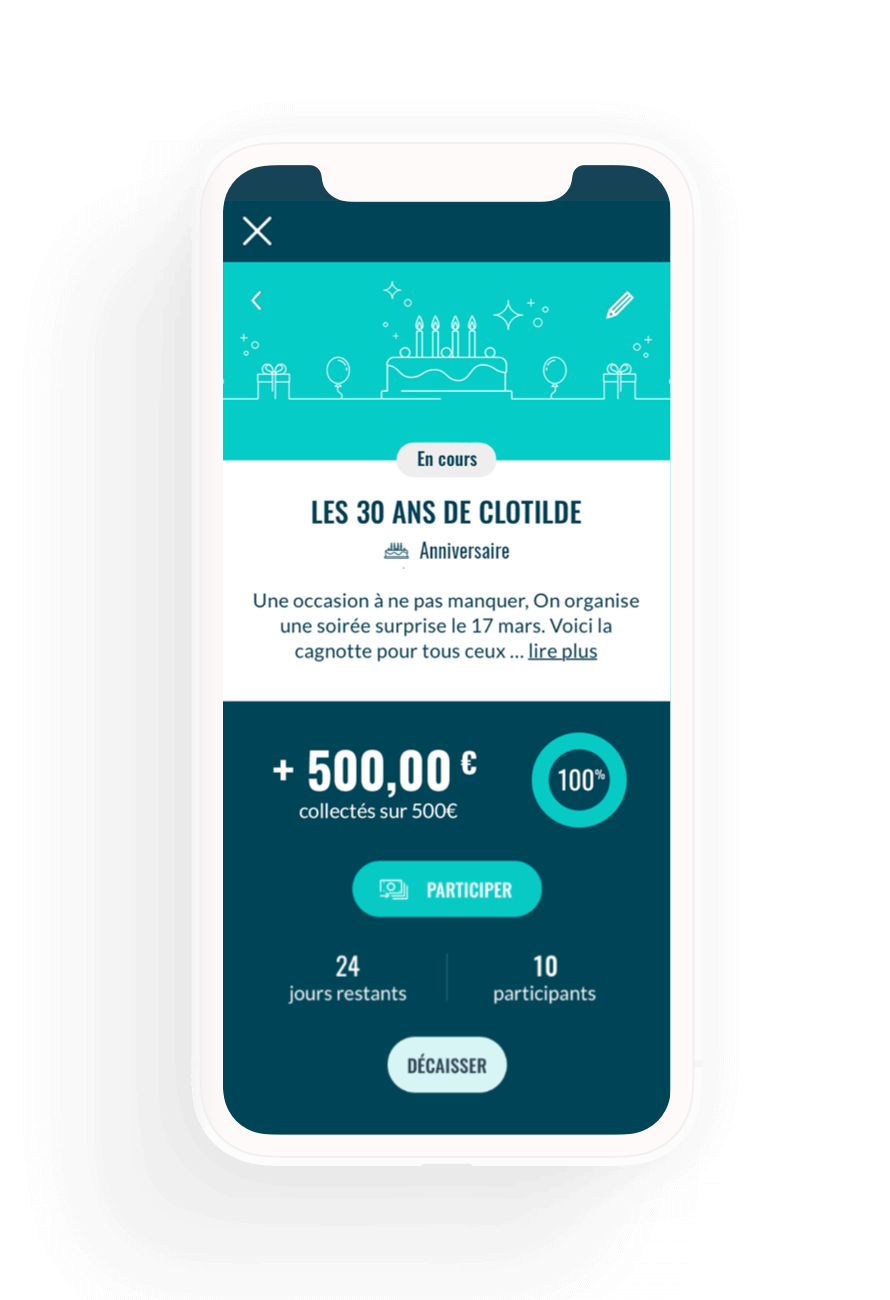 Cagnotte en ligne gratuite
